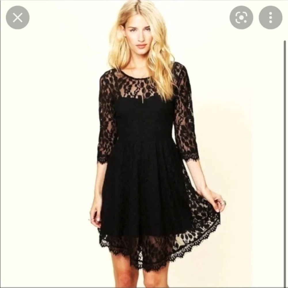 Free people‎ all over lace dress women’s size 8